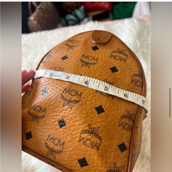 MCM COGNAC BOSTON BAG - Picture 10 of 14